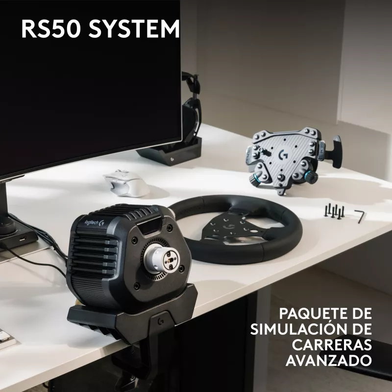 Logitech G RS50 System - Steering Wheel - Wired