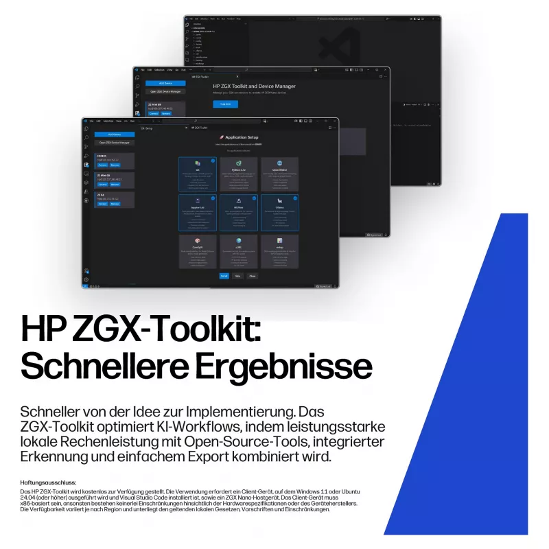 HP ZGX NANO G1n AI Mini GB10 with Nvidia Blackwell, 128GB RAM, 2TB SSD, DGX WLAN