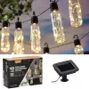 Extralink Solar Garden Garland, 2 + 1.8 m Length, Lux 10 Warm White LED