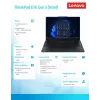 Lenovo ThinkPad E16 Gen 3 Laptop, Intel Core Ultra 7 256V, 16GB RAM, 512GB SSD, 16 inch WUXGA, Windows 11 Pro, Black