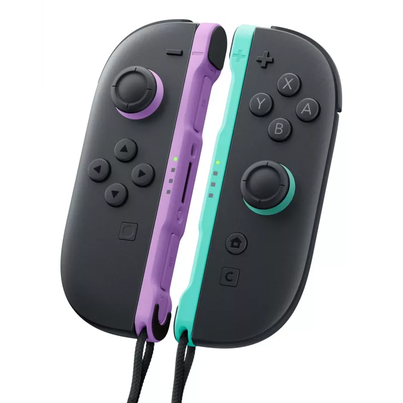 Nintendo Joy-Con 2 Pair Light Purple/Light Green, Gamepad, Nintendo Switch 2, Home button, Analogue / Digital, Wireless, Bluetooth