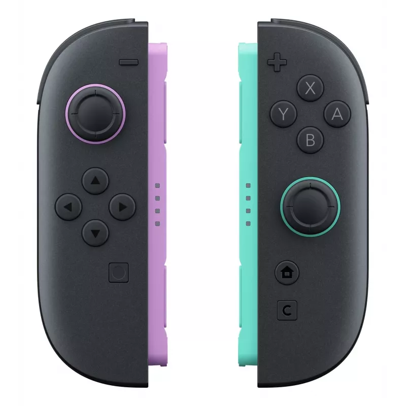 Nintendo Joy-Con 2 Pair Light Purple/Light Green, Gamepad, Nintendo Switch 2, Home button, Analogue / Digital, Wireless, Bluetooth
