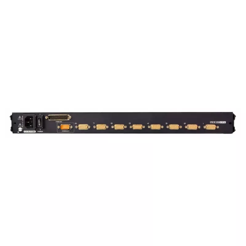 ATEN 8-Port 17 inch LCD KVM Switch (USB - PS/2 VGA) with USB Peripheral port