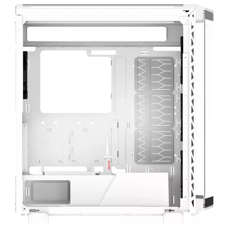 XPG BATTLECRUISER II ST Mid-Tower White, Midi Tower, PC, White, ATX, EATX, micro ATX, Mini-ITX, Stainless steel, Gaming