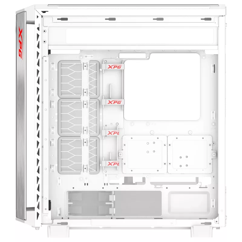 XPG BATTLECRUISER II ST Mid-Tower White, Midi Tower, PC, White, ATX, EATX, micro ATX, Mini-ITX, Stainless steel, Gaming