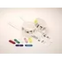 Zebra Clips for QuickClip Wristbands Red 275 pcs