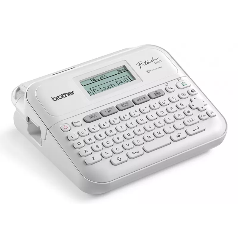 Brother PT-D410VP label printer ZINK (Zero-Ink) 180 x 180 DPI Wired TZe QWERTY