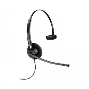HP Poly EncorePro 510 Monaural Headset +Quick Disconnect, 52 g, Black
