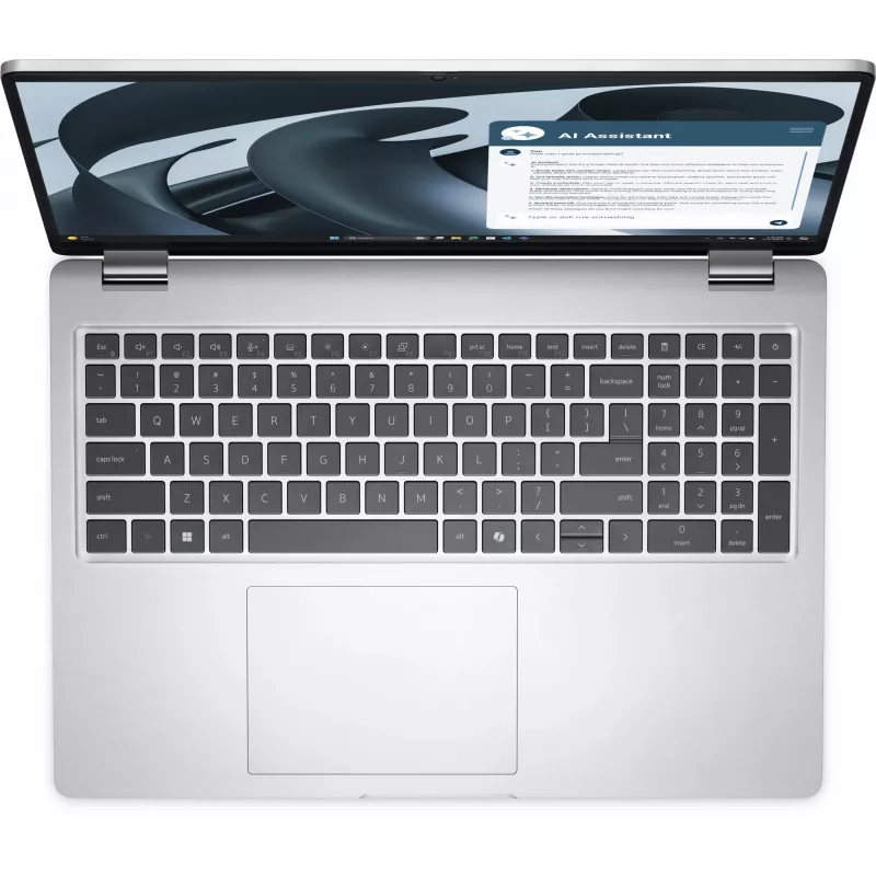 DELL Pro 16 Plus PB16255 Copilot+ PC AMD Ryzen™ AI 7 350 Laptop 40.6 cm (16 inch) Full HD+ 32 GB LPDDR5x-SDRAM 512 GB SSD Wi-Fi 7 (802.11be) Windows 11 Pro German Platinum, Silver