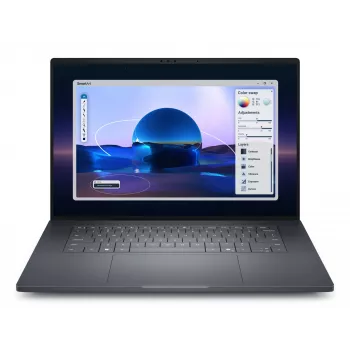 DELL Pro Max 16 Premium MA16250 Intel Core Ultra 7 265H Mobile workstation 40.6 cm (16 inch) Full HD+ 32 GB LPDDR5x-SDRAM 1 TB SSD NVIDIA RTX PRO 1000 Blackwell Wi-Fi 7 (802.11be) Windows 11 Pro German Black