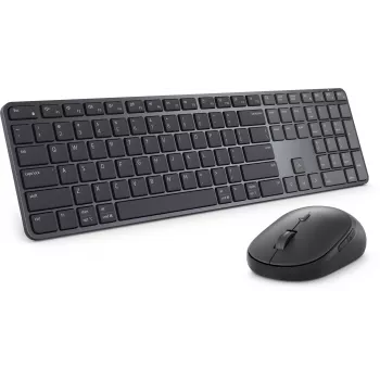 DELL Pro 7 Slim KM726 keyboard Mouse included Home/Office RF Wireless + Bluetooth QWERTZ German Black