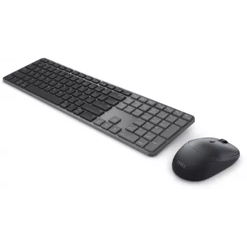 DELL Pro 7 Slim KM726 keyboard Mouse included Home/Office RF Wireless + Bluetooth QWERTZ German Black