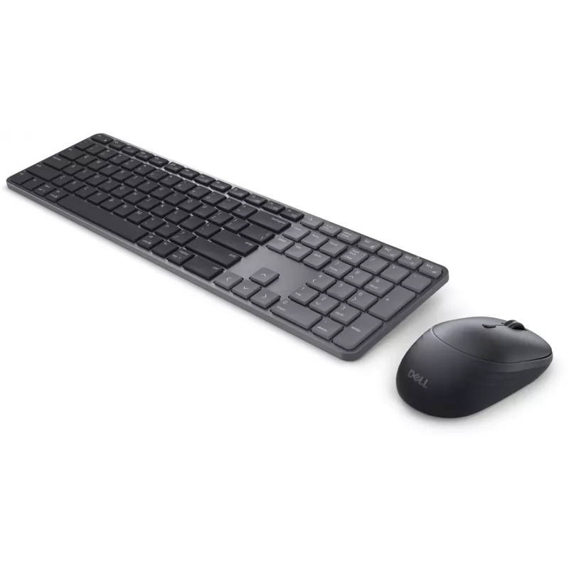 DELL Pro 7 Slim KM726 keyboard Mouse included Home/Office RF Wireless + Bluetooth QWERTZ German Black