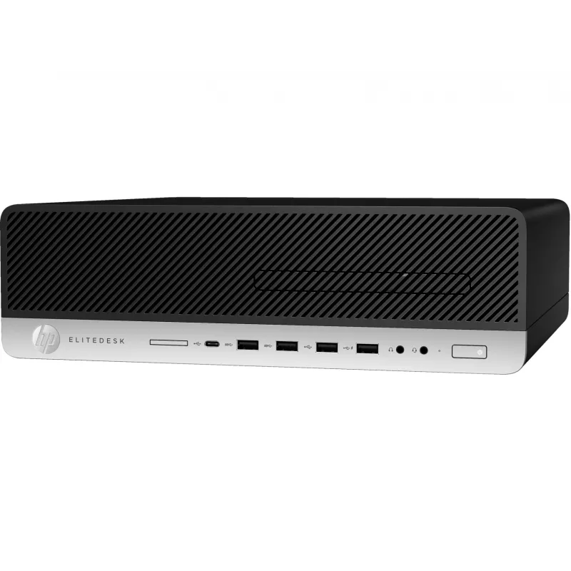 T1A HP EliteDesk 800 G5 Refurbished Intel® Core™ i5 i5-9500 16 GB DDR4-SDRAM 512 GB SSD Windows 11 Pro SFF PC Black, Silver