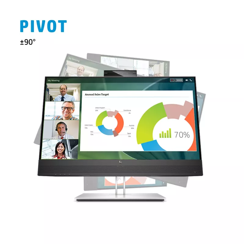 Monitor HP E24mv G4 23.8 inch Full HD 1920x1080
