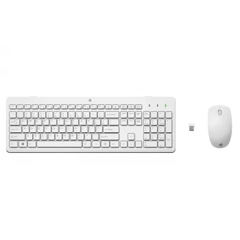 HP 230 Wireless Mouse and Keyboard Combo, White, Mouse included