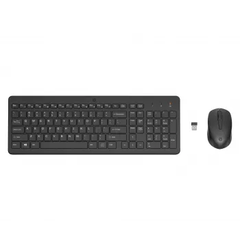 Wireless keyboard and mouse combo HP 330 — full-size keyboard, RF wireless, black, mouse included