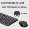 Wireless keyboard and mouse combo HP 330 — full-size keyboard, RF wireless, black, mouse included