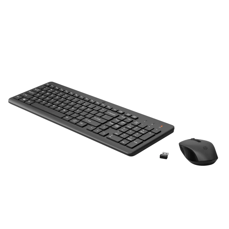 Wireless keyboard and mouse combo HP 330 — full-size keyboard, RF wireless, black, mouse included
