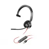 HP Poly Blackwire 3310 Microsoft Teams Certified Headset +USB-C/A Adapter TAA