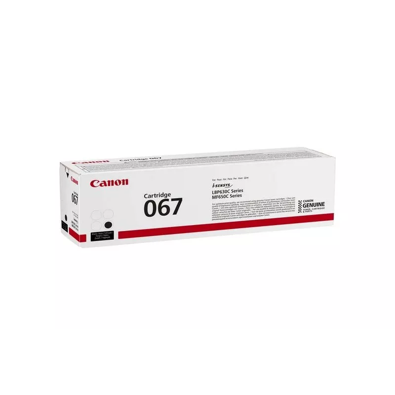 Toner cartridge Canon 067 original Black — yield 1350 pages, 1 pc