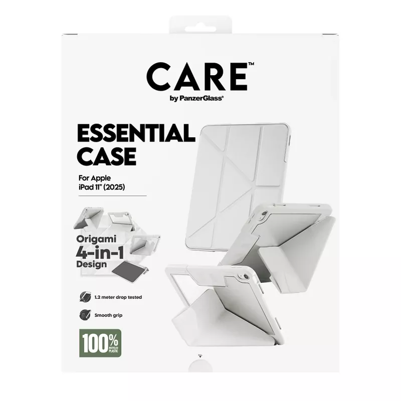 Protective Case PanzerGlass CARE Essential for iPad 11 inch (2025–2026) in Light Gray, model CR43626