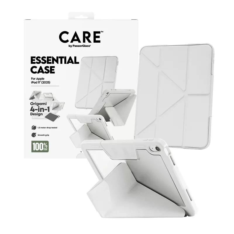 Protective Case PanzerGlass CARE Essential for iPad 11 inch (2025–2026) in Light Gray, model CR43626