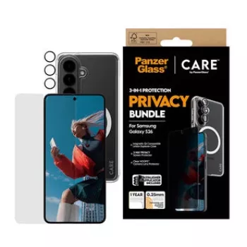 PanzerGlass CR67643 mobile phone case 16 cm (6.3 inch) Cover Black, Transparent