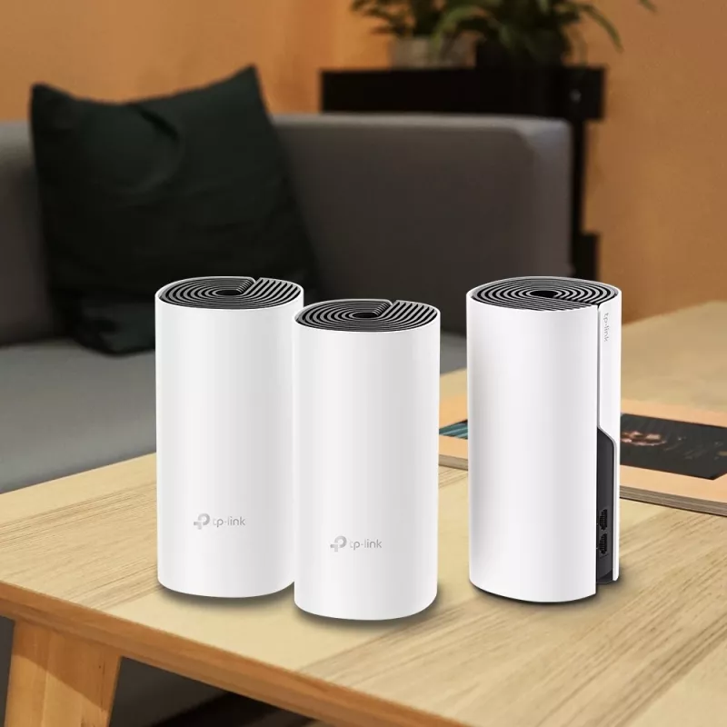 TP-Link AC1200 Whole-Home Mesh Wi-Fi System(3-pack), White, Internal, Mesh system, Power, Status, Dual-band (2.4 GHz / 5 GHz), Wi-Fi 5 (802.11ac)