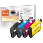 Peach PI200-868 ink cartridge 4 pc(s) Compatible Standard Yield Black, Cyan, Magenta, Yellow