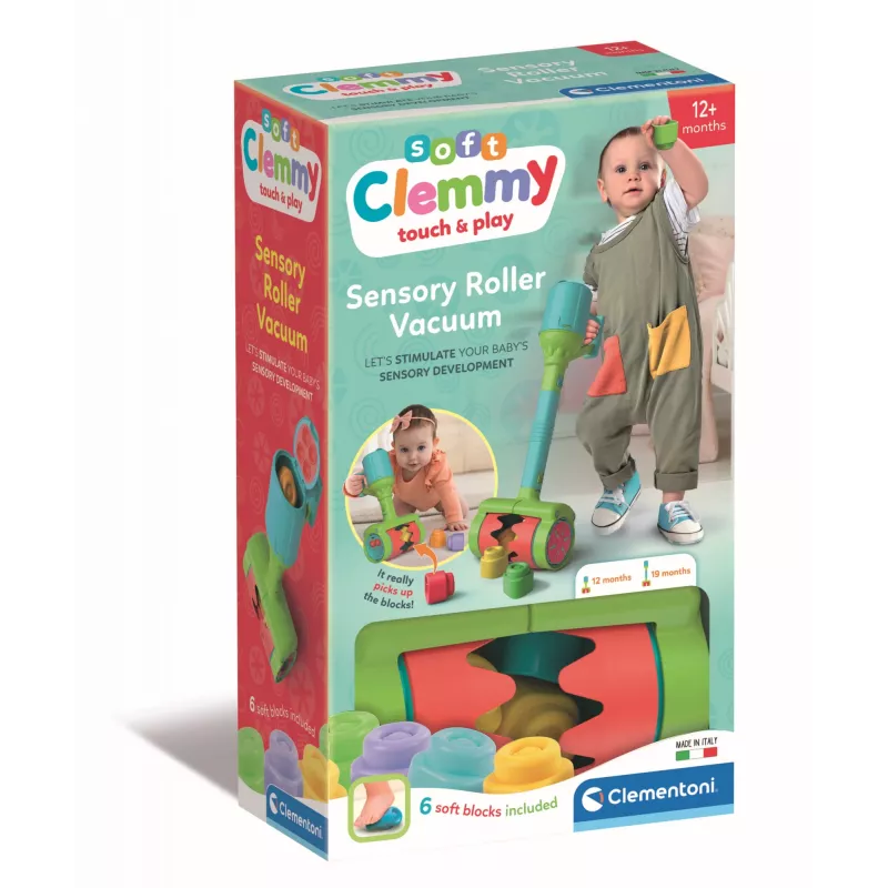 Clementoni Clemmy Soft Vacuum Cleaner, Building set, 1 yr(s), 6 pc(s), 110 g