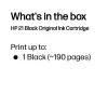 HP 21 Black Original Ink Cartridge, Black, 1 pc(s), 190 pages