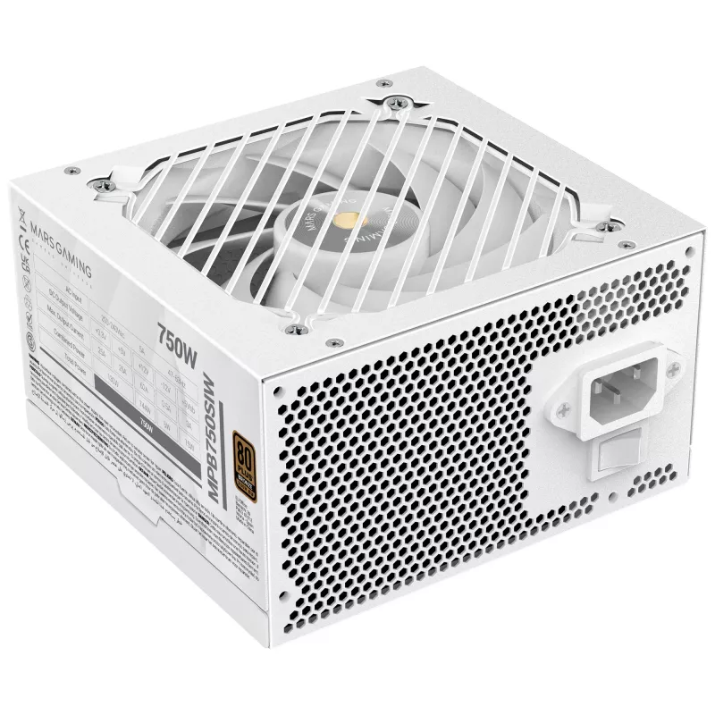 Mars Gaming MPB750SIW power supply unit 750 W 24-pin ATX ATX White