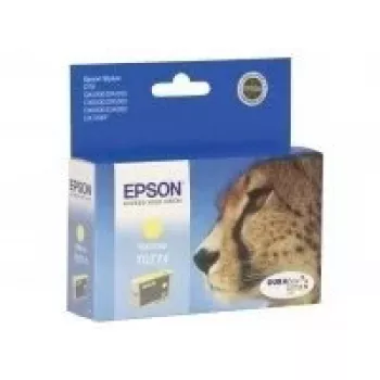 Epson Cheetah Singlepack Yellow T0714 DURABrite Ultra Ink