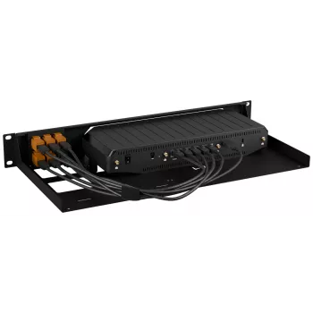 Rackmount.IT rackmount cradle for Cradlepoint E400 RM-CR-T5, metal mounting bracket for network appliance