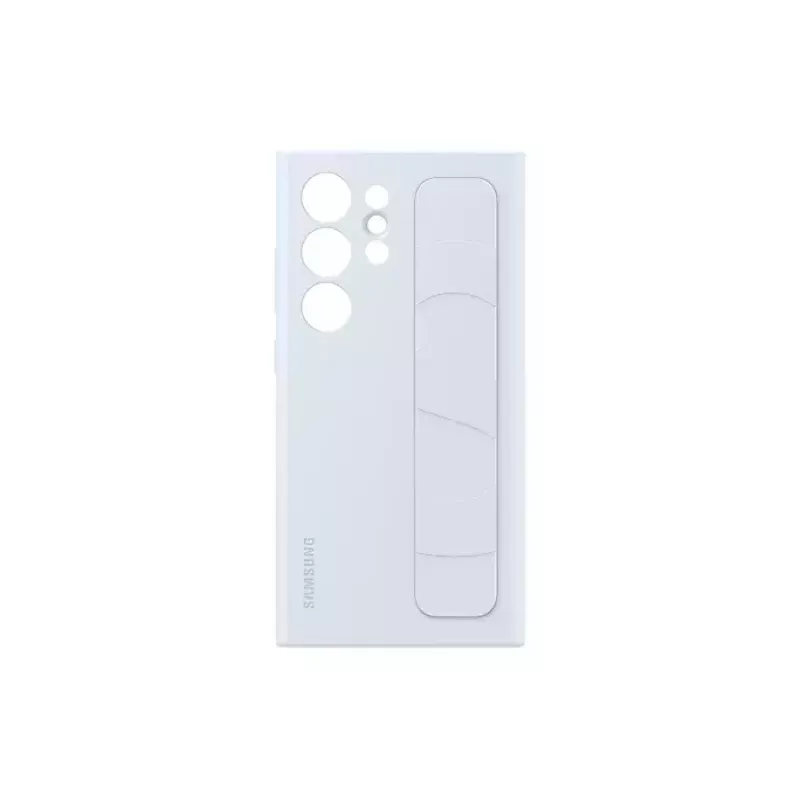 Standing Grip Silicone Case for Samsung Galaxy S24 Ultra – Light Blue, fits 6.8 inch