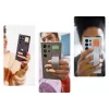 Standing Grip Silicone Case for Samsung Galaxy S24 Ultra – Light Blue, fits 6.8 inch