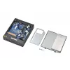 Shuttle XPC slim Barebone DS50U, Intel Celeron 7305, 2x LAN (1x 2.5Gbit ,1x 1Gbit), 1xCOM,1xHDMI,1xDP, 1x VGA, fanless, 24/7 permanent operation