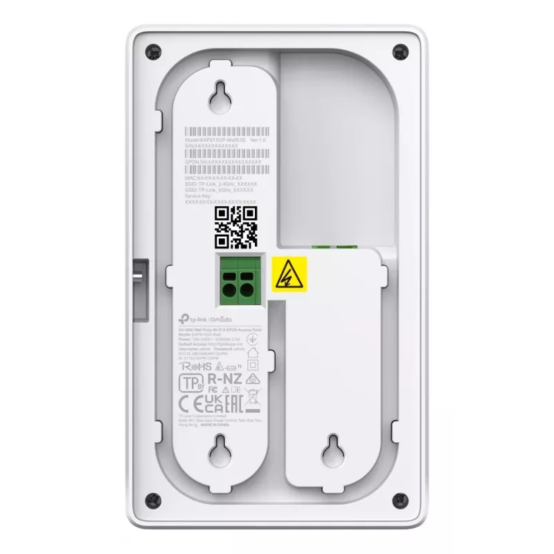 TP-Link Omada EAP625GP-WALL wireless access point 1201 Mbit/s White Power over Ethernet (PoE)