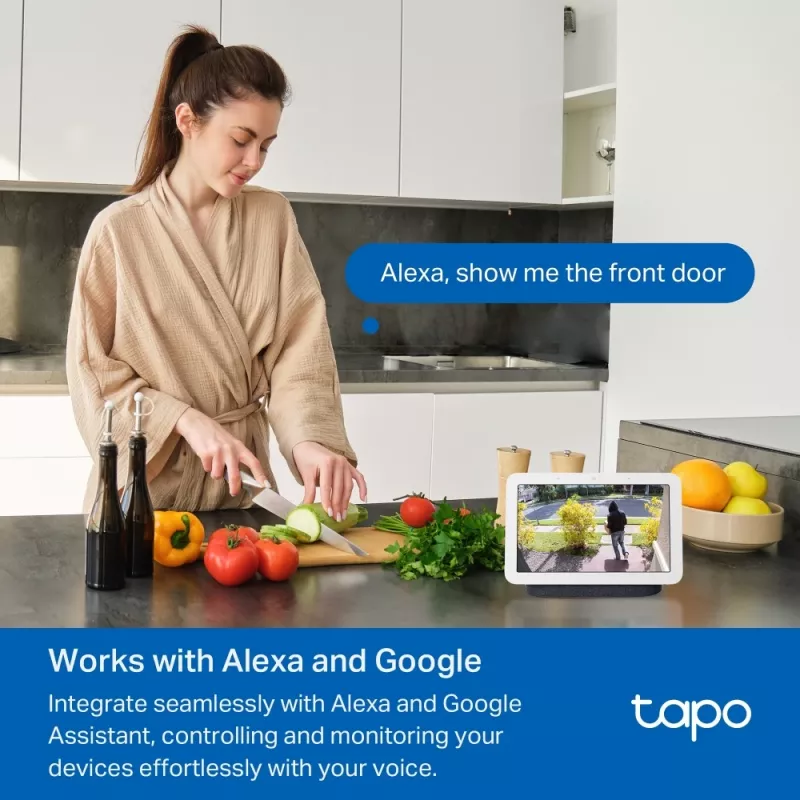 TP-Link Tapo Video Doorbell Camera 1 × D210, 1 × D100C, H.264, 3 MP, 2304 x 1296 pixels, 1296p, CMOS, 25.4 / 3 mm (1 / 3 inch)