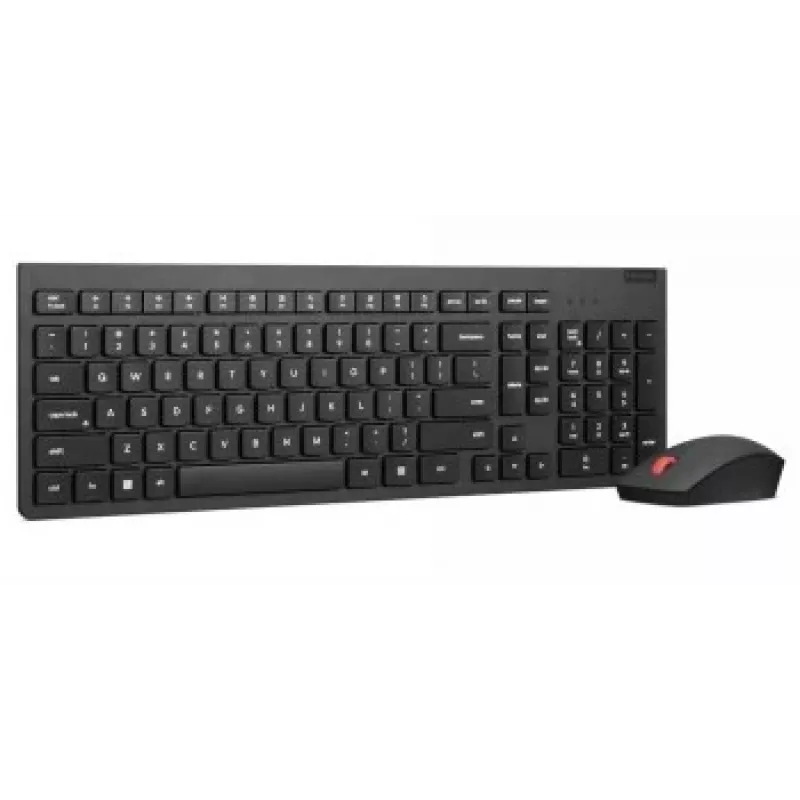 Wireless Keyboard and Mouse Lenovo 4X31N50746 QWERTY US English Black