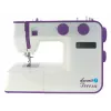 Sewing machine Lucznik Teresa portable lightweight — model Teresa, domestic electric sewing machine, basic stitch functions, white-violet