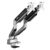Universal Ergo Office Dual Monitor Desktop Mount, Gas Spring 17-35 15kg, VESA 75x75 / 100x100, ER-446
