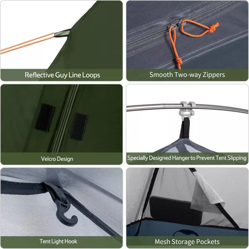 Cycling ultralight tent 1 nh18a095-d-forest green NATUREHIKE