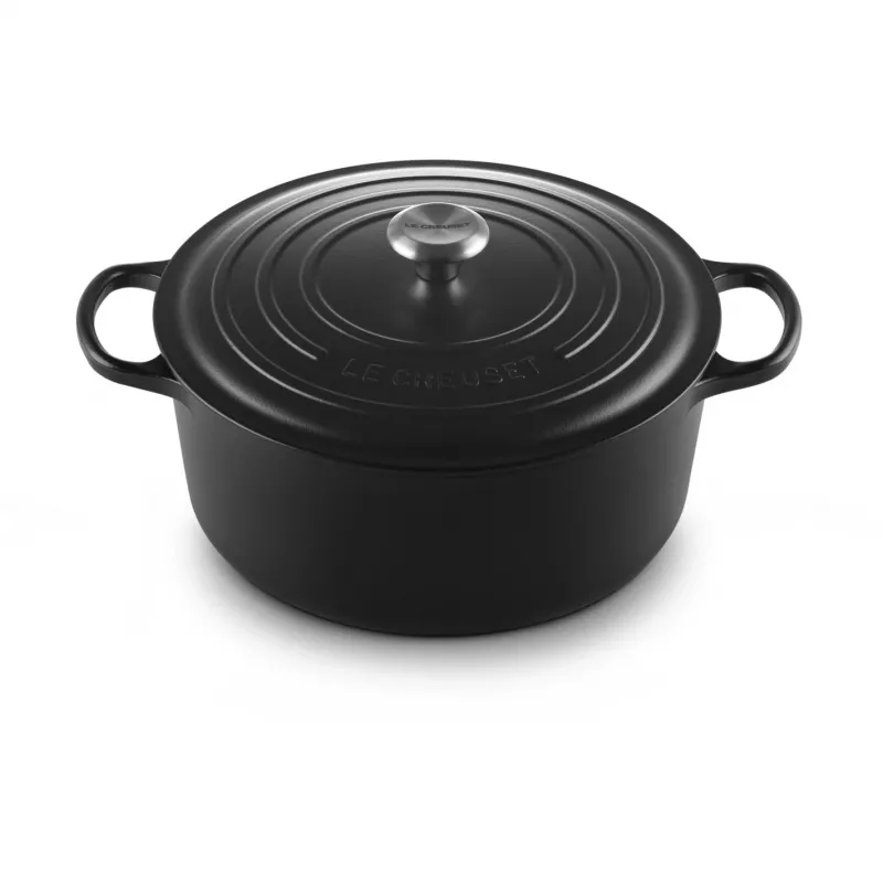 Le Creuset Signature Round Dutch Oven 8.1L Black 30cm