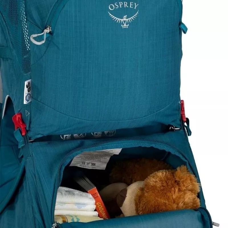 Child carrier Osprey Poco SLT Tourist Carrier Blue — lightweight, adjustable toddler backpack carrier