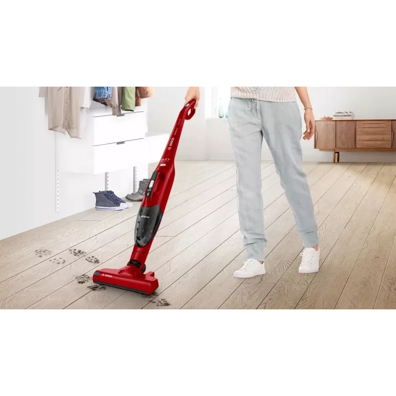 Bosch Series 2 BBHF214R 2-in-1 Cordless Vacuum Cleaner Red