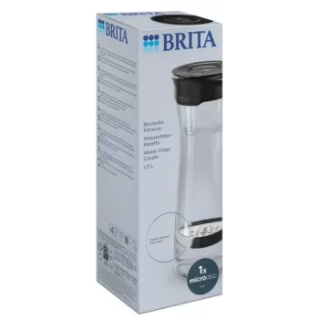 Water filtration bottle BRITA 1030345 — 1.3 L capacity, Dark Grey, 320 mm height