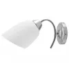 Wall lamp ActiveJet NIKITA nickel E27 single‑light, round metal shade, IP20, 220–240V, max 60W
