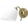Wall lamp ActiveJet NIKITA Patyna E27 single‑bulb, metal housing, IP20, 220–240V, 60W, white glass